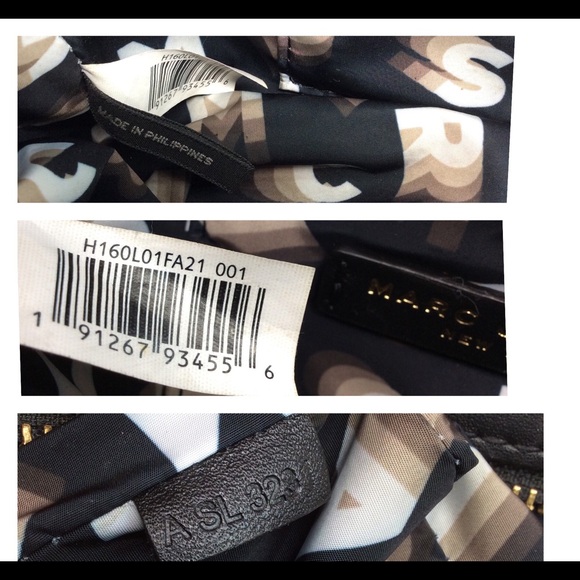 Marc Jacobs Signet Flash Black Smooth Leather Camo Camera Crossbody Bag - Picture 16 of 16